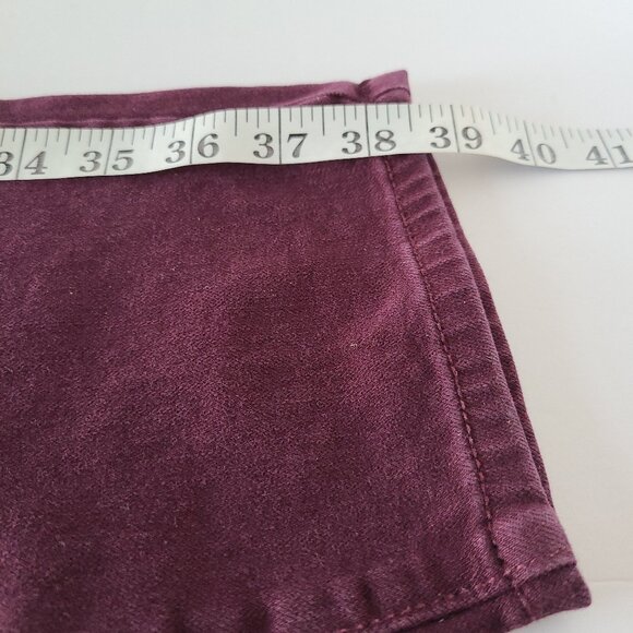 LANE BRYANT - MAROON-DENIM SKINNY JEANS-HIGH RISE- ULTIMATE STRETCH- SIZE 22 - Picture 14 of 14